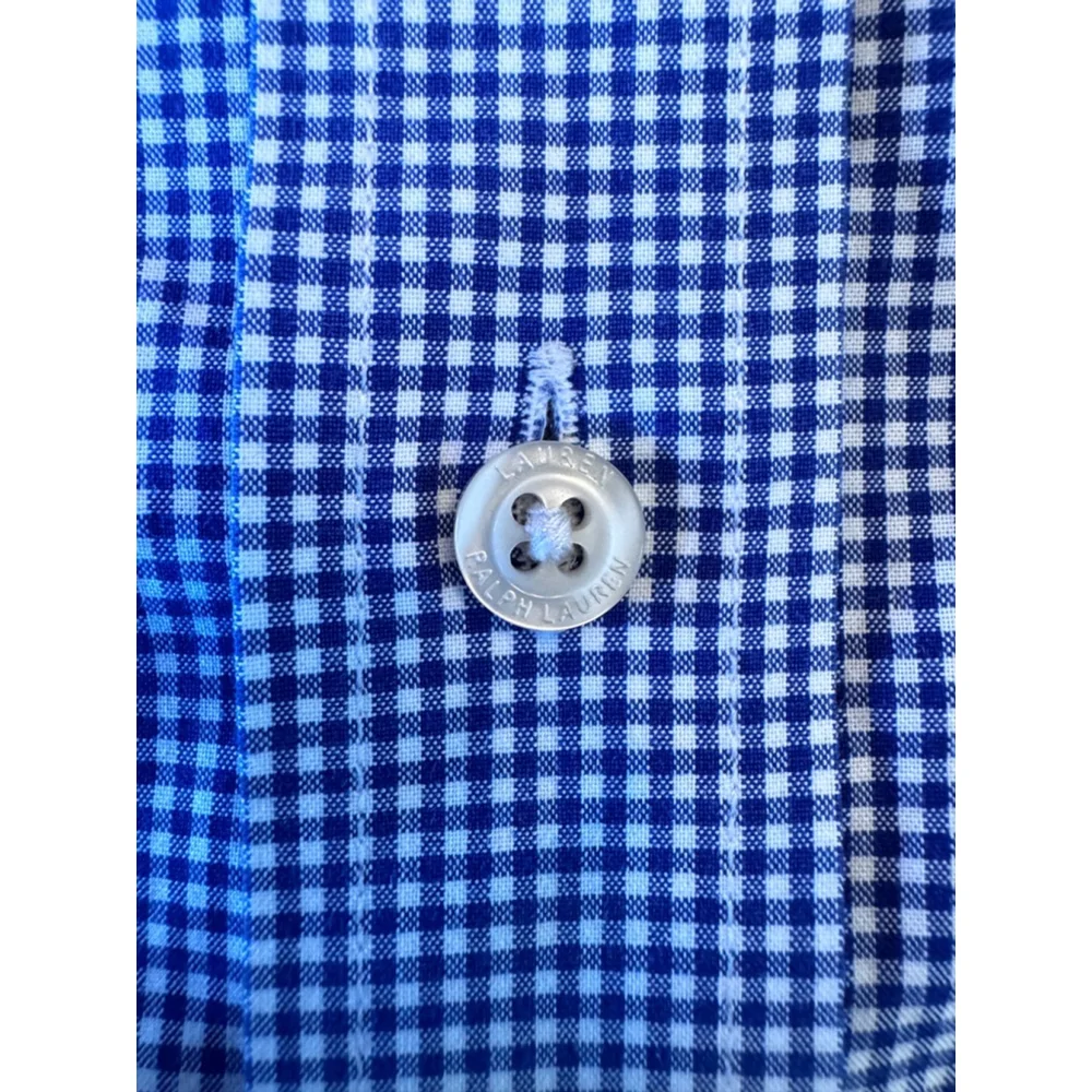 Lauren Ralph Lauren Classic Fit Non-Iron Gingham Shirt - Size 16 ½‎ (32/33)